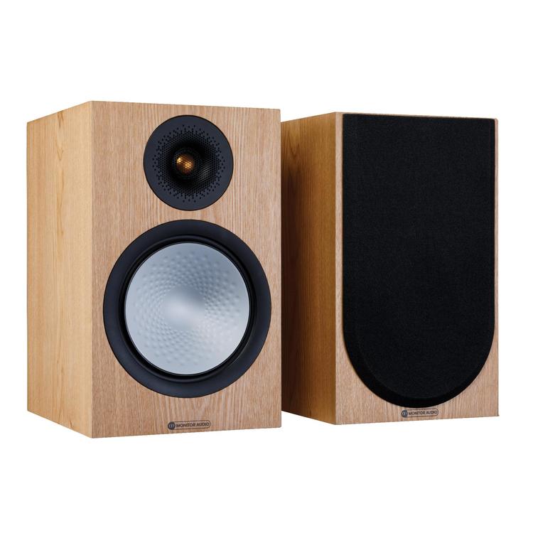 Monitor Audio Silver 100 7G | Bookshelf Speakers - 2 way - 120W - Pair - Ash-Audio Video Centrale