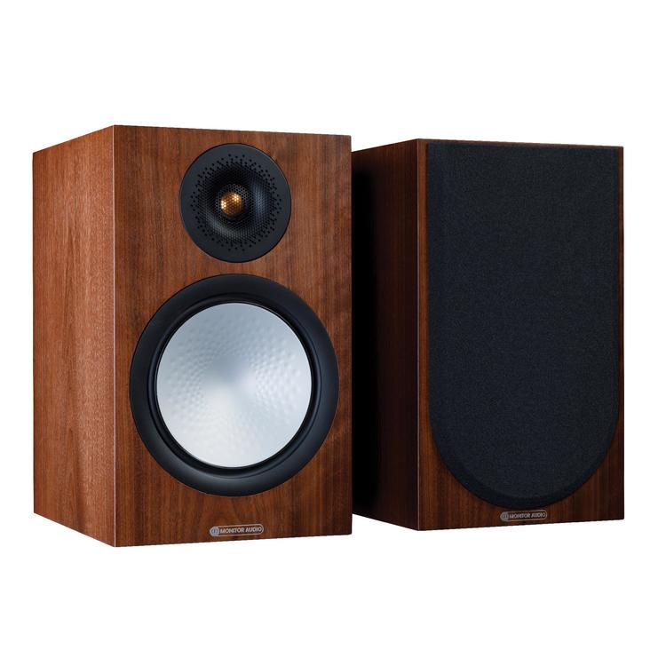 Monitor Audio Silver 100 7G | Bookshelf Speakers - 2 way - 120W - Pair - Natural Walnut-Audio Video Centrale