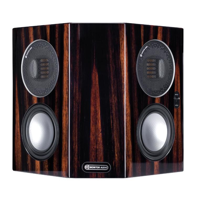 Monitor Audio Gold FX | Speakers - Compact - 2 way - 100W - Pair - Piano Ebony-Audio Video Centrale