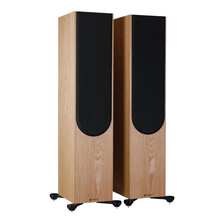 Monitor Audio Silver 500 7G | Floorstanding Speakers - Tower - 3 way - 250W - Pair - Ash-Audio Video Centrale