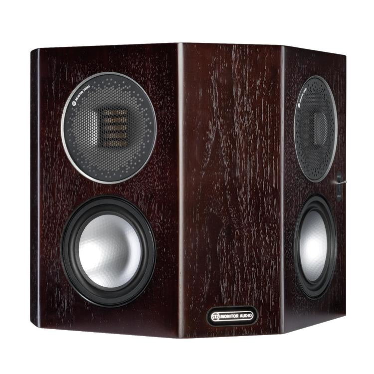 Monitor Audio Gold FX | Speakers - Compact - 2 way - 100W - Pair - Dark Walnut-Audio Video Centrale