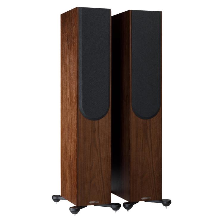 Monitor Audio Silver 200 7G | Floorstanding Speakers - Tower - 2 1/2 way - 150W - Pair - Natural Walnut-Audio Video Centrale