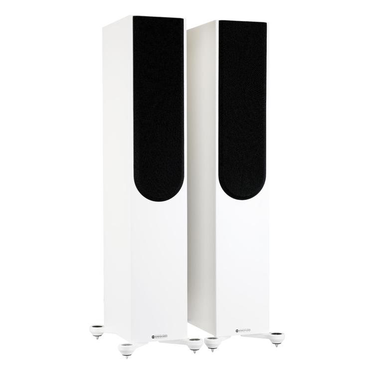 Monitor Audio Silver 300 7G | Floorstanding Speakers - Tower - 3 way - 200W - Pair - Satin White-Audio Video Centrale