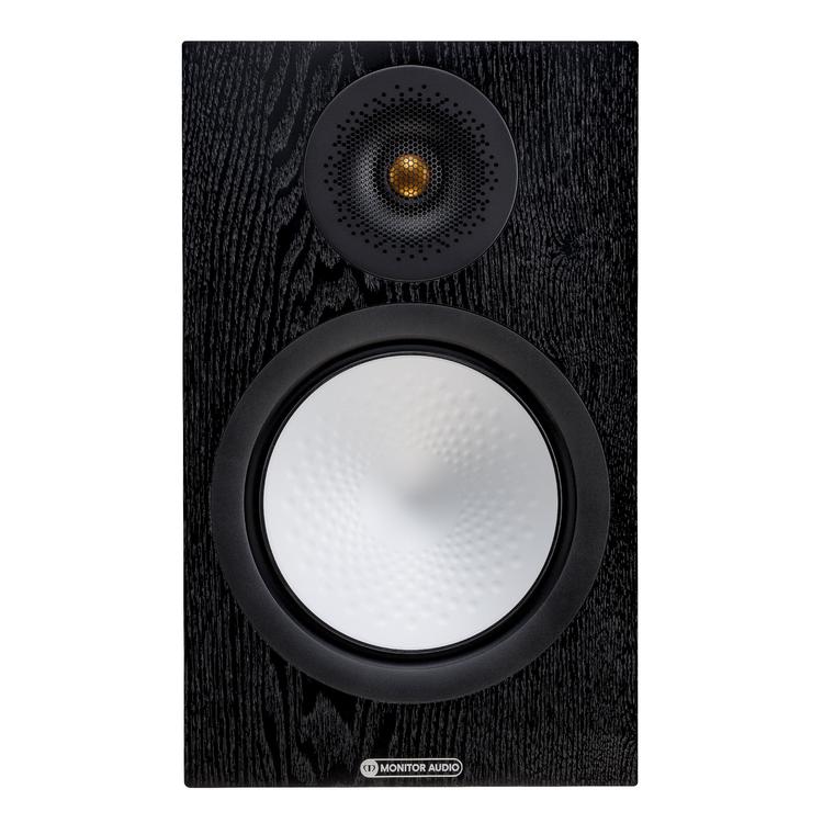 Monitor Audio Silver 100 7G | Bookshelf Speakers - 2 way - 120W - Pair - Black Oak-Audio Video Centrale