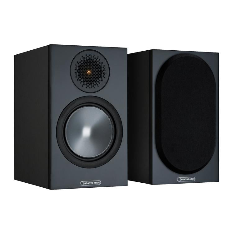 Monitor Audio Bronze 50 | Bookshelf Speakers - 2 way - 80W - Bronze Series - Pair - Black-Audio Video Centrale