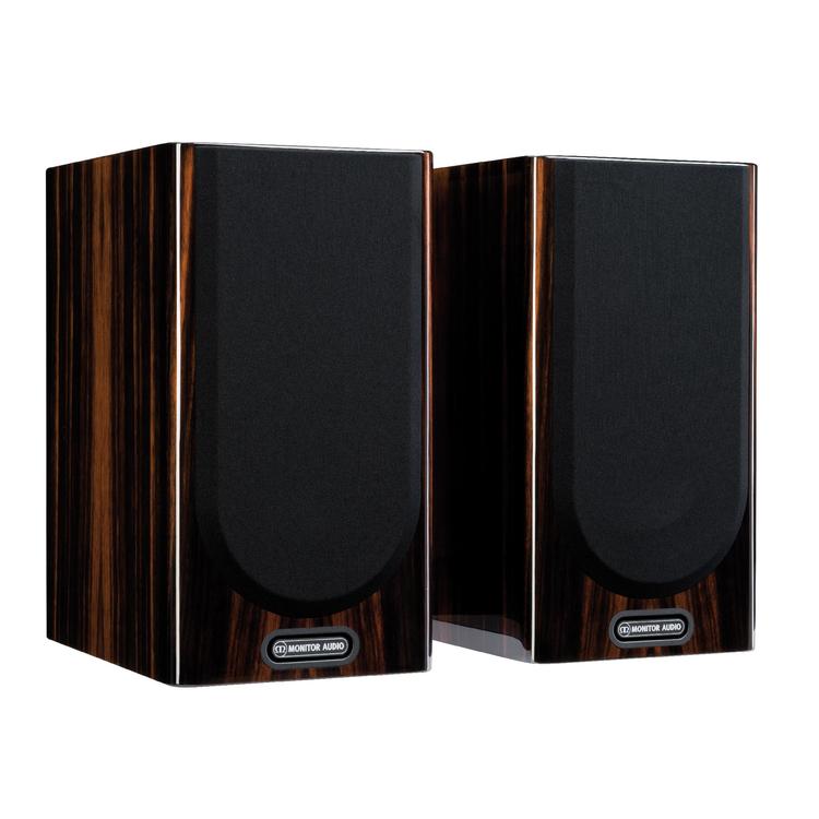 Monitor Audio Gold 100 | Bookshelf Speakers - 2 way - 120W - Pair - Piano Ebony-Audio Video Centrale