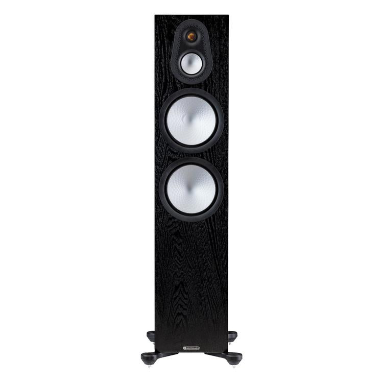 Monitor Audio Silver 500 7G | Floorstanding Speakers - Tower - 3 way - 250W - Pair - Black Oak-Audio Video Centrale