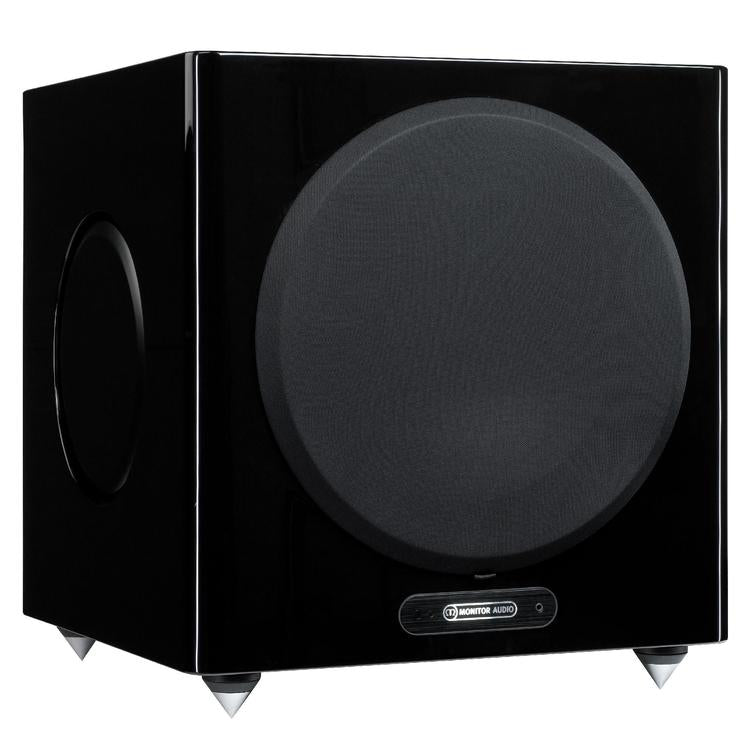 Monitor Audio Gold W12 Subwoofer | 12" Subwoofer - 600W - Unit - Piano Black Gloss-Audio Video Centrale