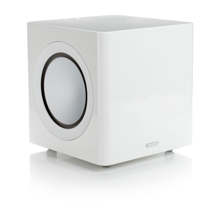 Monitor Audio Radius 380 | 8" Subwoofer - 140W - Unit - Satin White-Audio Video Centrale