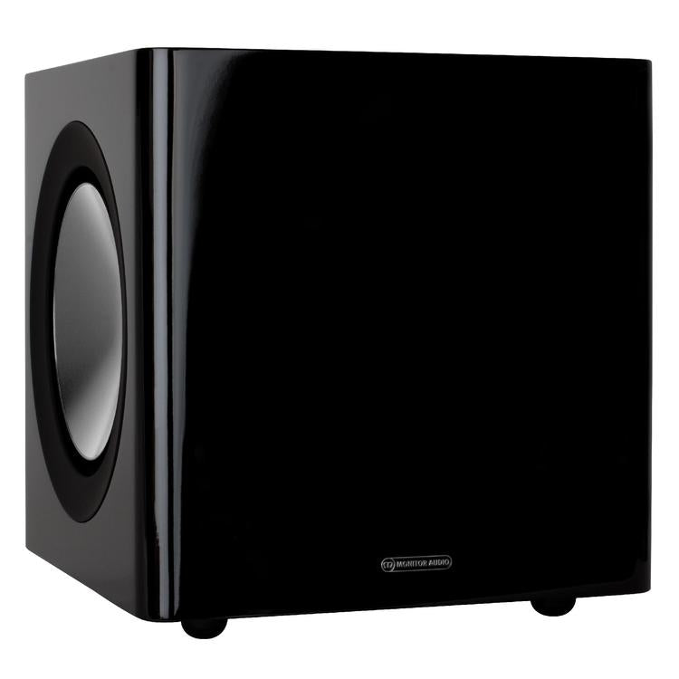 Monitor Audio Radius 380 | 8" Subwoofer - 140W - Unit - Piano Black Gloss-Audio Video Centrale