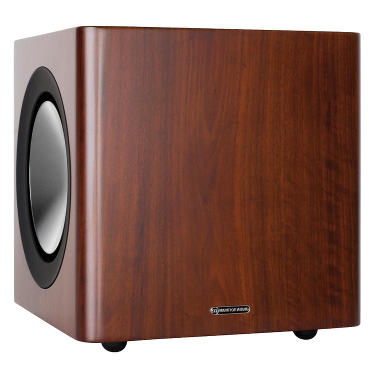 Monitor Audio Radius 380 | 8" Subwoofer - 140W - Unit - Walnut-Audio Video Centrale