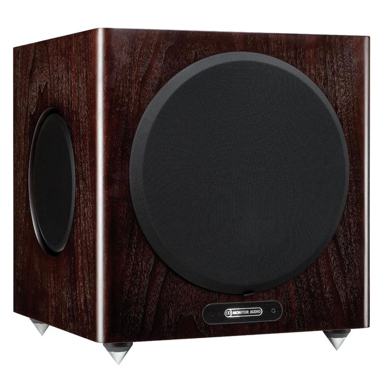 Monitor Audio Gold W12 Subwoofer | 12" Subwoofer - 600W - Unit - Dark Walnut-Audio Video Centrale