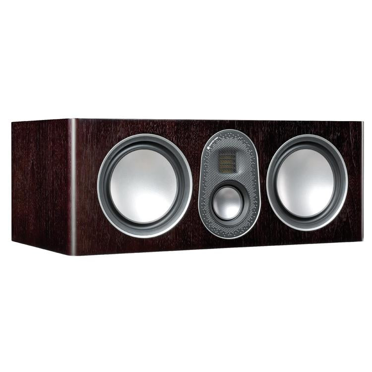 Monitor Audio Gold C250 | Center speaker - 3 way - 200W - Gold Series - Unit - Dark Walnut-Audio Video Centrale