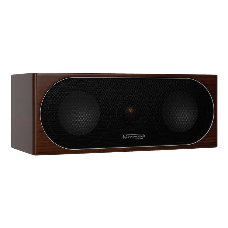 Monitor Audio Radius 200 | Center Speaker - 150W - Radius Series - Ultra-compact - Unit - Walnut-Audio Video Centrale