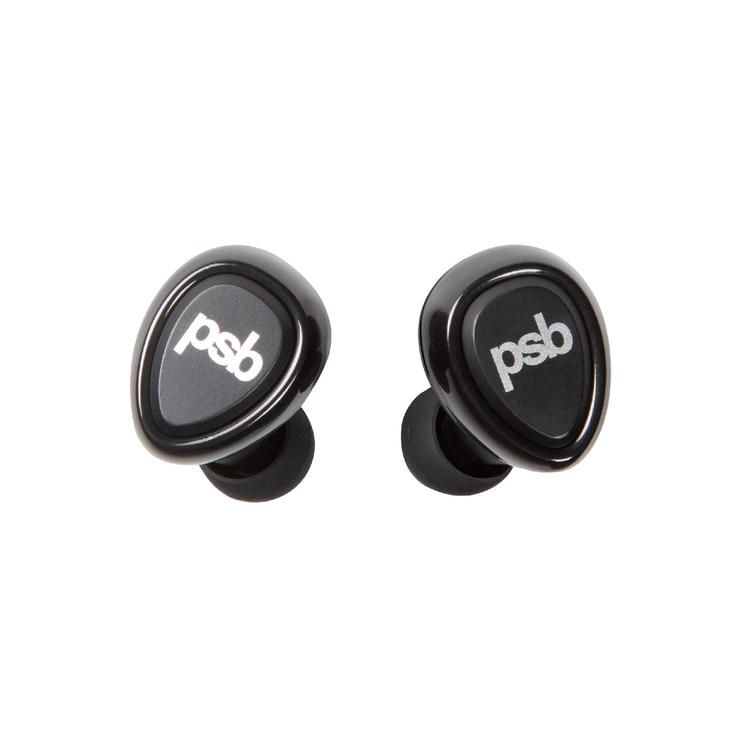 PSB M4U TWM | In-Ear Headphones - 100% Wireless - True Wireless Micro Planar - Magneto-static Technology - Black-Audio Video Centrale