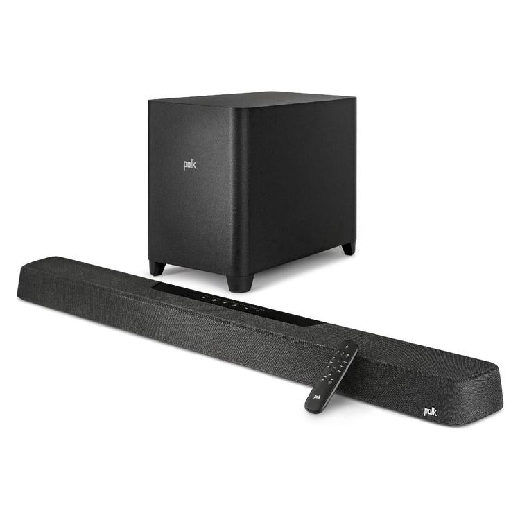 Polk MagniFi MAX AX | 5.1.2 Home Theater System - Max Soundbar - 1 x 10" Wireless Subwoofer - Black-Audio Video Centrale