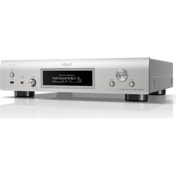 Denon DNP-2000NE | High resolution network player - HEOS integrated - Wi-fi - Silver-Audio Video Centrale