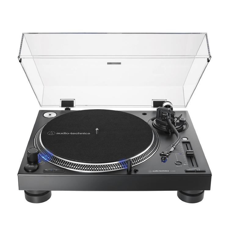 Audio-Technica AT-LP140XP-BK | Professional Direct Drive DJ Turntable - Black-Audio Video Centrale