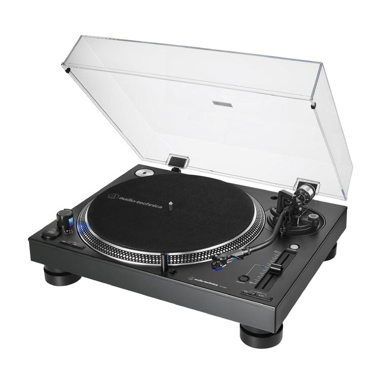 Audio-Technica AT-LP140XP-BK | Professional Direct Drive DJ Turntable - Black-Audio Video Centrale