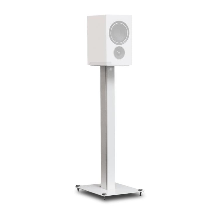 PSB ALPHAAST25WHT | Floorstanding Speaker Stands - Heavy gauge steel - Concealed wires - White - Pair-Audio Video Centrale