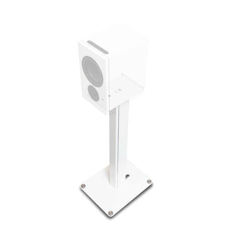 PSB ALPHAAST25WHT | Floorstanding Speaker Stands - Heavy gauge steel - Concealed wires - White - Pair-Audio Video Centrale