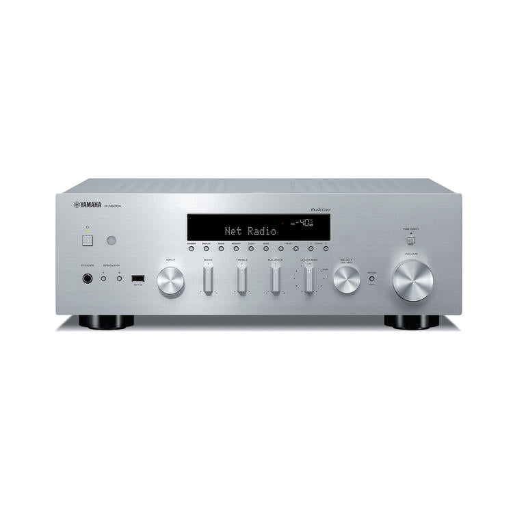 Yamaha R-N600A | Network/Stereo Receiver - MusicCast - Bluetooth - Wi-Fi - AirPlay 2 - Silver-Audio Video Centrale