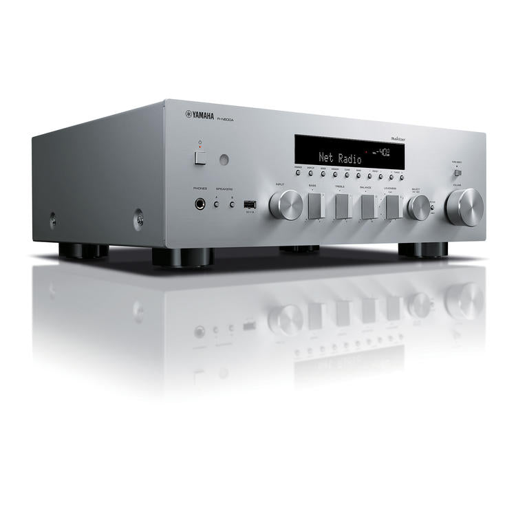 Yamaha R-N600A | Network/Stereo Receiver - MusicCast - Bluetooth - Wi-Fi - AirPlay 2 - Silver-Audio Video Centrale