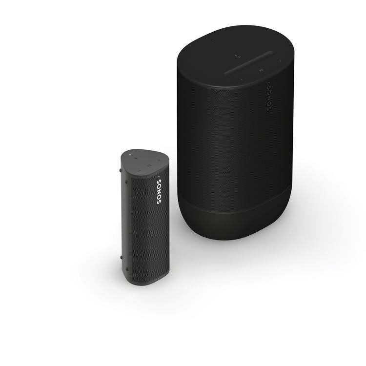 Sonos | Portable set including Roam and Move 2 - Black-Audio Video Centrale