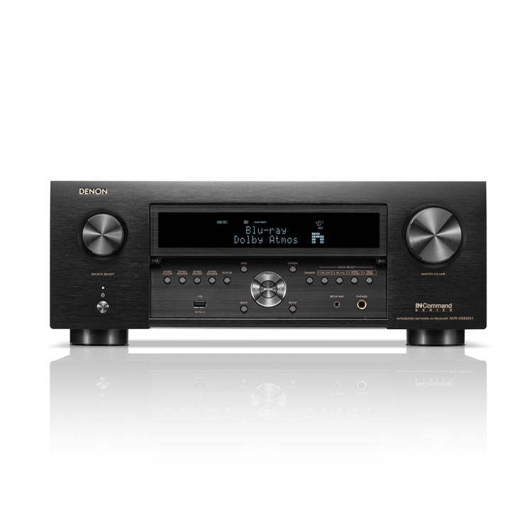 Denon AVRX6800H | 11.4 channel AV receiver - Home theatre - 3D - 8K - HEOS - Black-Audio Video Centrale