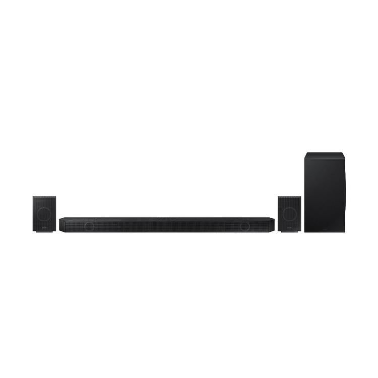 Samsung HWQ990D | Soundbar - 11.1.4 channels - Dolby ATMOS - Wireless - Wireless subwoofer and rear speakers included - 656W - Black-Audio Video Centrale