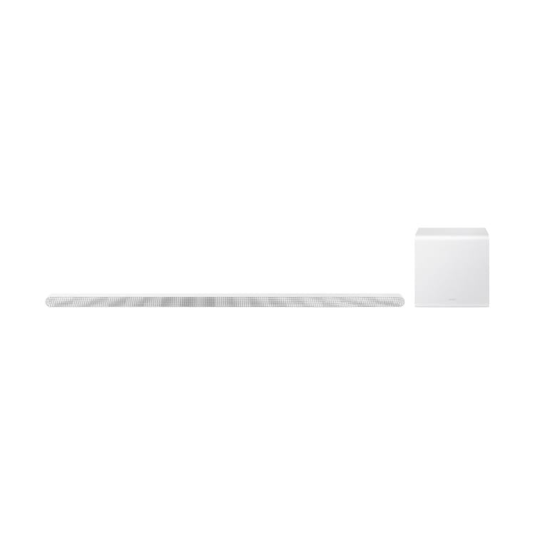 Samsung HW-S801D | Ultra slim soundbar - 3.1.2 channels - Wireless subwoofer - 330W - Dolby Atmos - Bluetooth - White-Audio Video Centrale