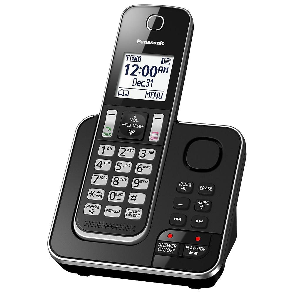 Panasonic KX-TGD392B | Cordless phone - 2 handsets - Recorder - Black-Audio Video Centrale