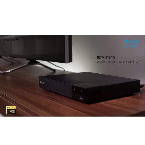 Sony BDP-S1700 | Blu-ray player - Full HD - USB - Black-Audio Video Centrale