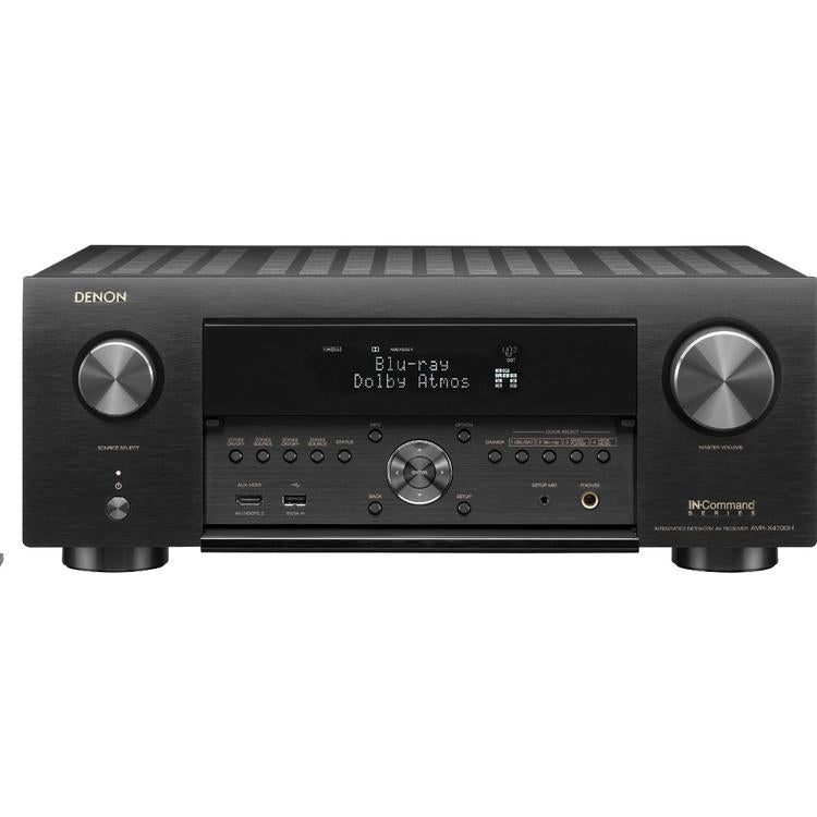 Denon AVRX4700H | 11.2 ch AV receiver - Home theater - 3D - 8K - HEOS - Black-Audio Video Centrale