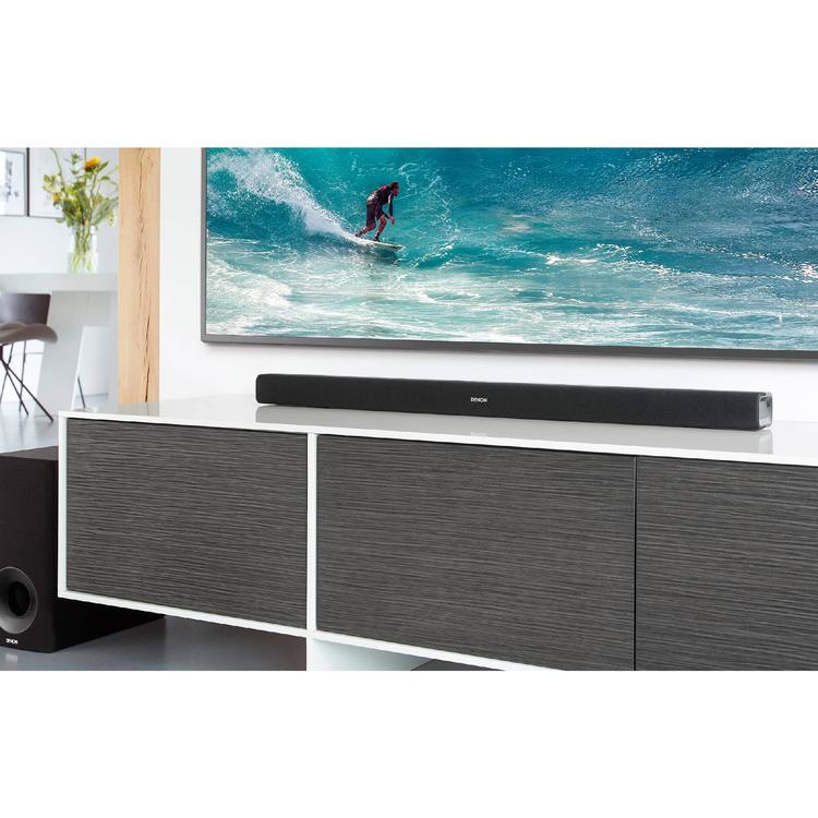 Denon DHT-S316 | Home Theater Soundbar System - 2.1 Ch. - Bluetooth - Wireless Subwoofer - Black-Audio Video Centrale