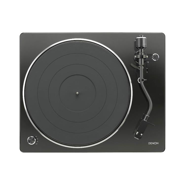 Denon DP-450USB | Hi-Fi turntable - USB - "S" shaped speed arm - Black-Audio Video Centrale