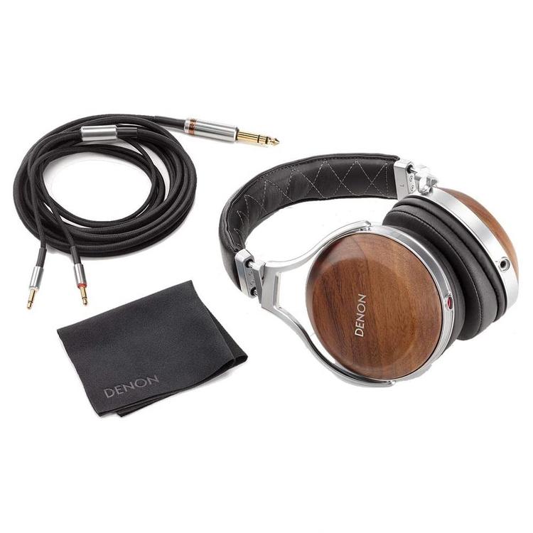 Denon AH-D7200 | Wired Over-the-ear headphones - Audiophile performances - Walnut Housing - Detachable pure copper cable-Audio Video Centrale